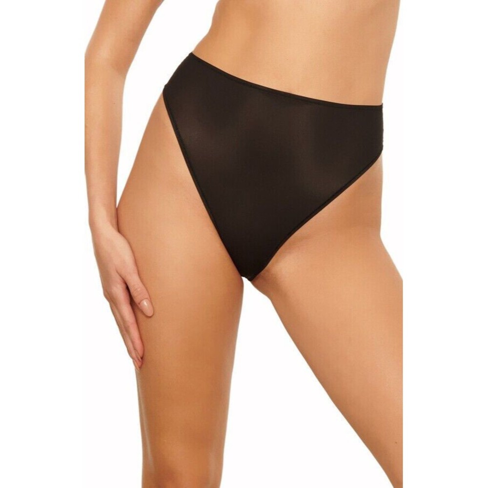 Skims Jelly Sheer Cheeky Brief Panty Panties Women's XXS Black Onyx Sexy NEW
